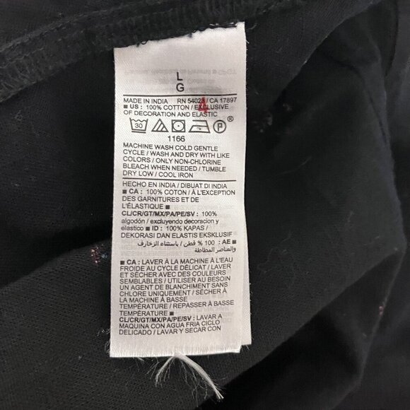 Old Navy Puff-Sleeve Floral Smocked Poet Swing Blouse Feminine Boho Sz L - Picture 6 of 7